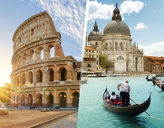 Roma a Venecia viaje de un día