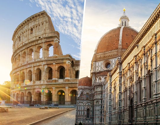 Roma a Florencia día de viaje