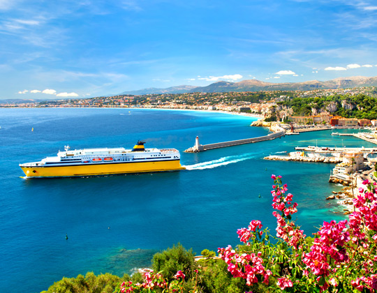Niza crucero y excursiones en barco