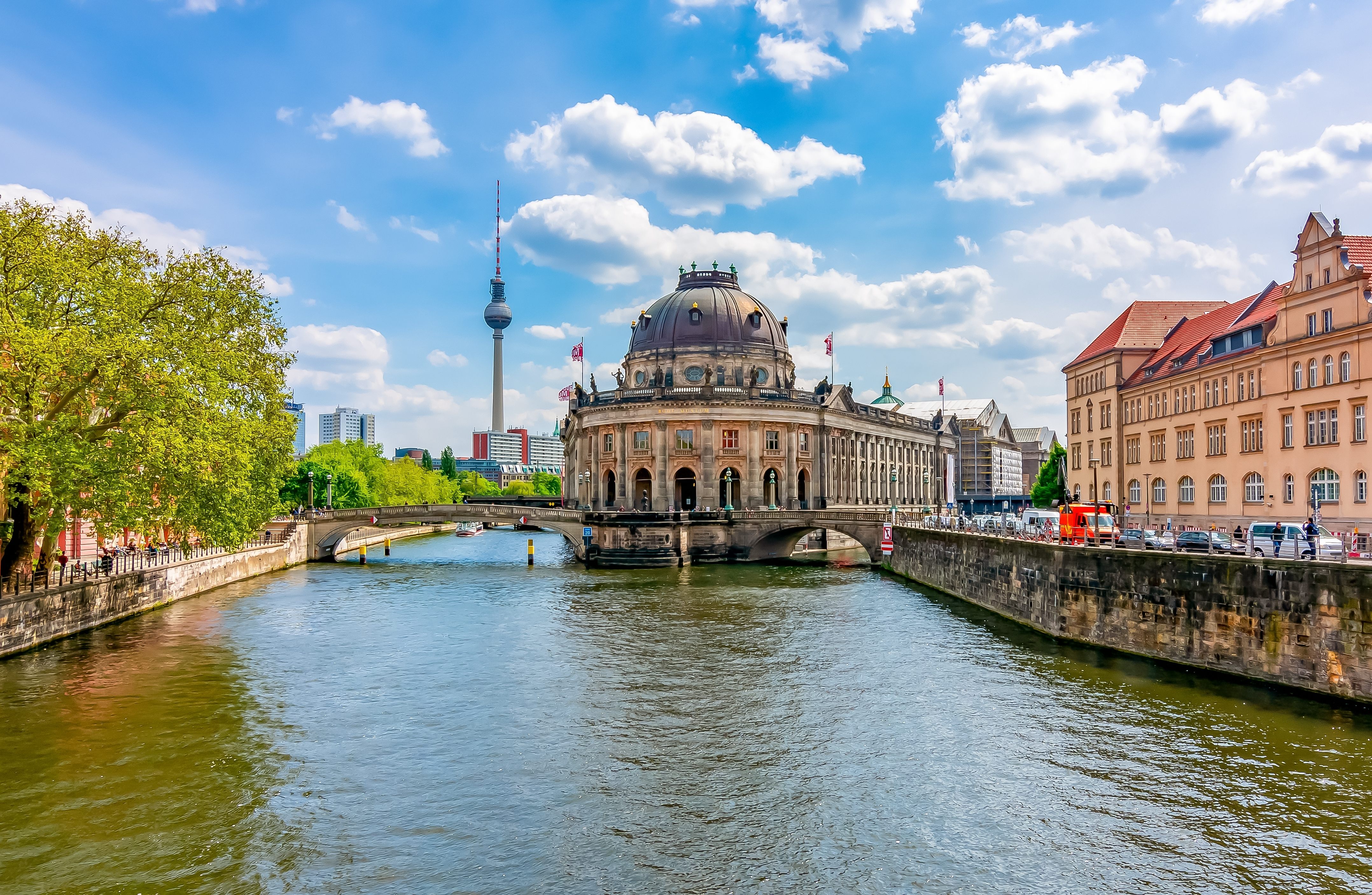 Bode museum on Museum Island in Berlin, Germany