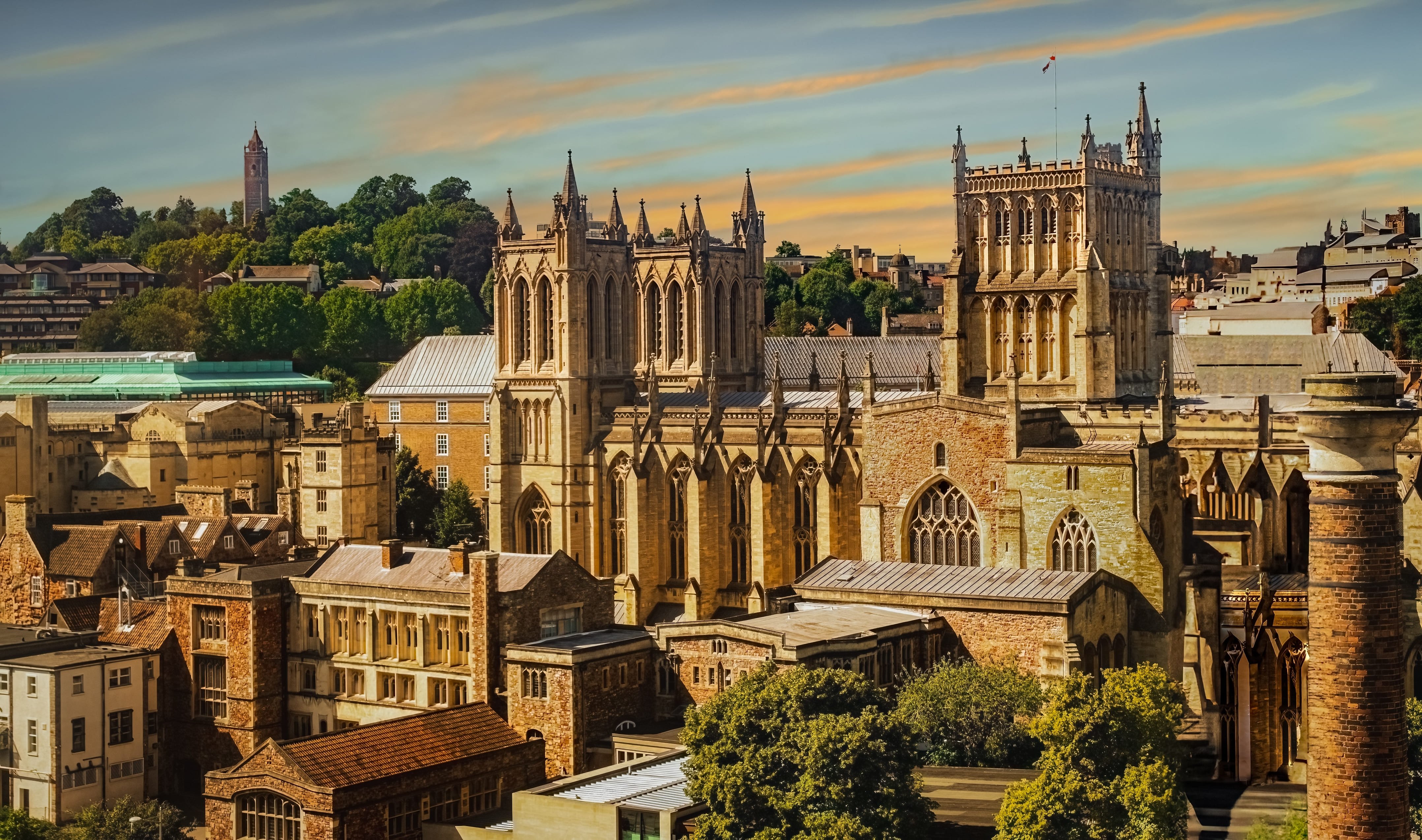 Skyline of Bristol, England