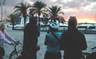 Tourist visiting Barcelona