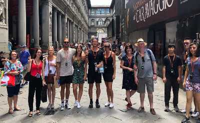 Ready to enter with our group