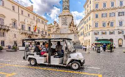 Rome: Private Tour With Golf Cart In The City