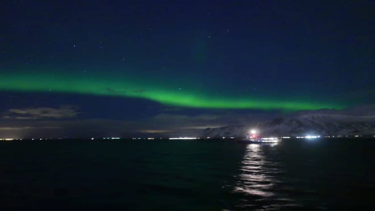 Northern Lights by Boat