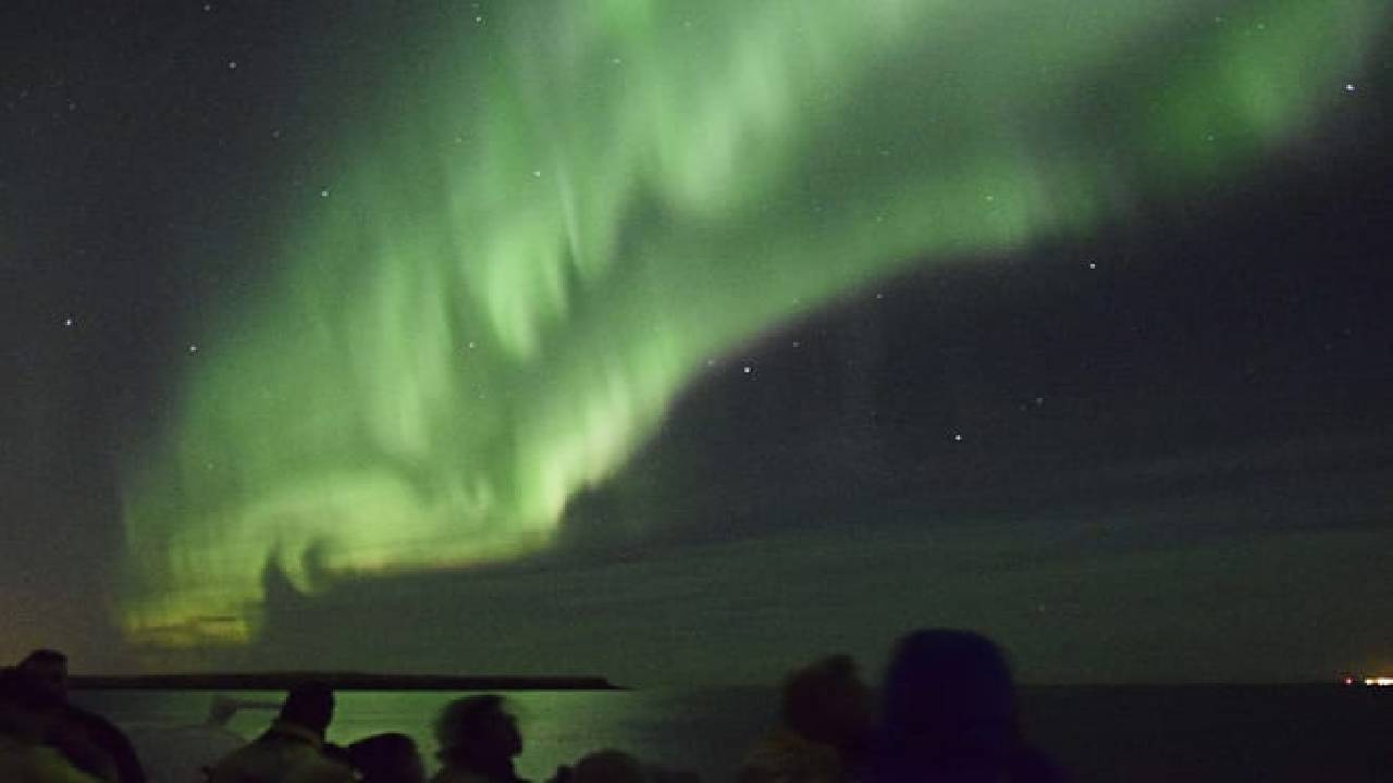Northern Lights by Boat