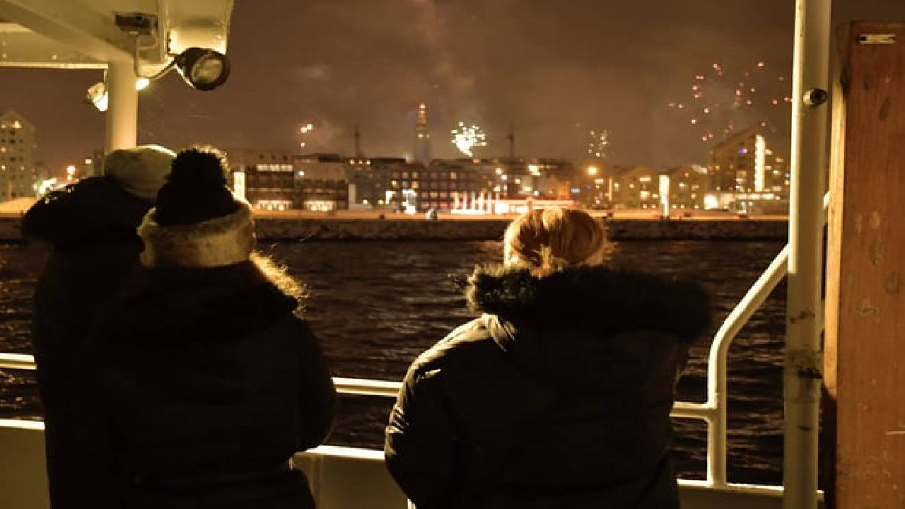 Reykjavík New Year's Eve Celebration at Sea
