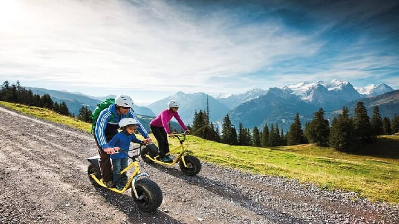  Swiss Alps Monster Scooter and Fondue Tour (Private tour)