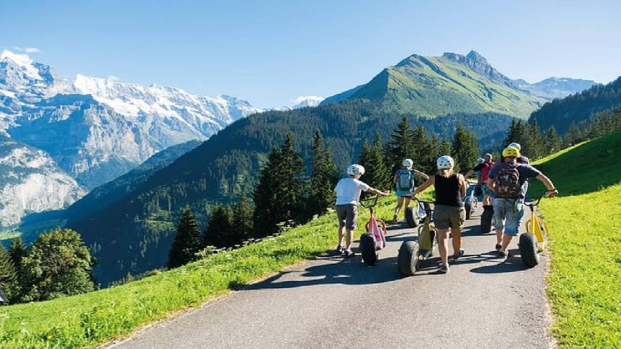 Swiss Alps Monster Scooter and Fondue Tour (Private tour)