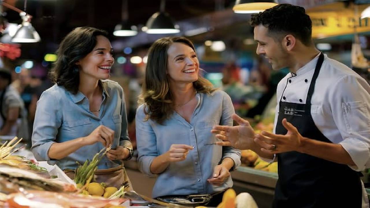 Private Paella Cooking Class and Market Visit with Personal Chef (Up to 6 Guests)