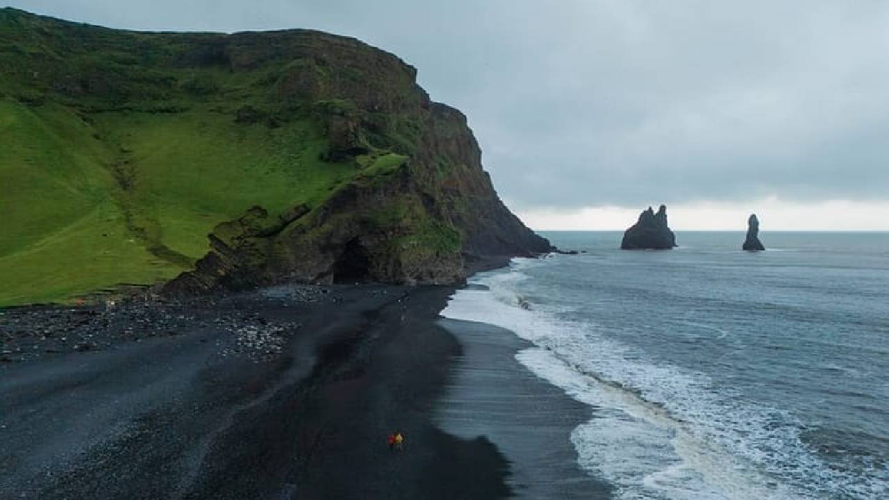 Glacier Hike Waterfalls and Black Sand Beach