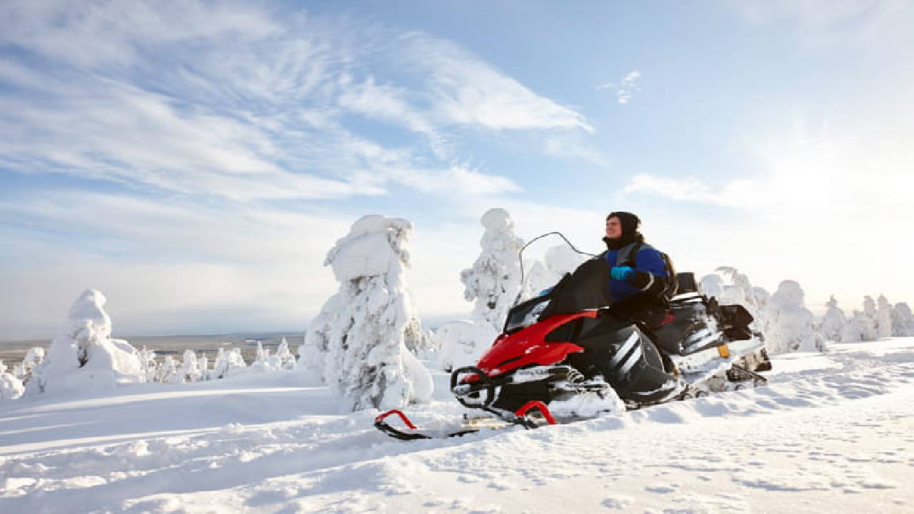 Snowmobile Adventure in Lapland