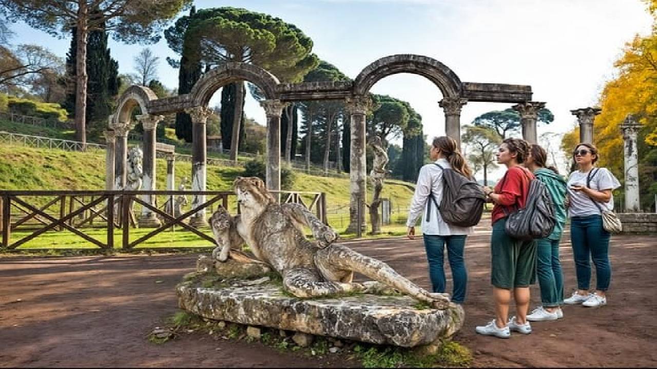 Villa Adriana Private Day Trip from Rome By Train