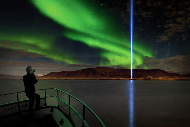 New Years Fireworks by Boat from Reykjavik