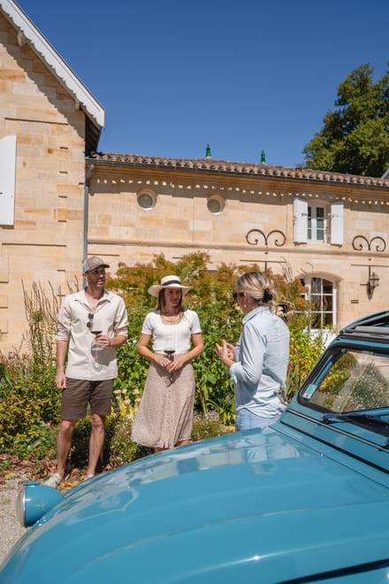 Margaux & Médoc: half day private tour in a Citroën 2cv