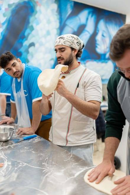 Authentic Pizza Making Class: Learn the Secret Dough Recipe. Appetizers and Drink Included