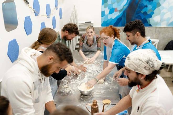 Authentic Pizza Making Class: Learn the Secret Dough Recipe. Appetizers and Drink Included