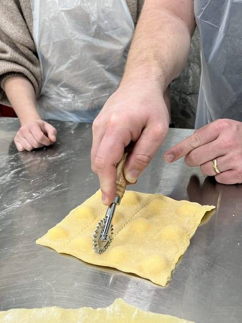 Private Fettuccine Alfredo and Ravioli Class Grandma recipe