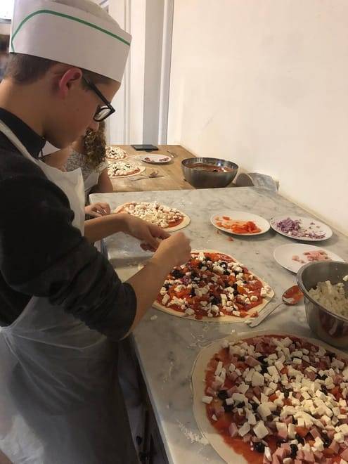 Pizza and Gelato Making class in Florence