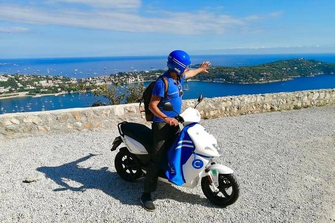 Coastal Riviera & Eagle Nest Villages Scooter Day Tour with Tasting from Nice