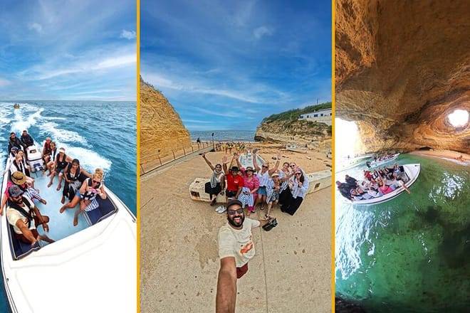 From Faro: Boat trip to Benagil Cave & Arches of Praia da Marinha
