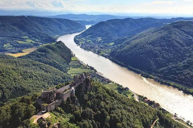 Prague to Vienna Private car via Melk Abbey and with Wachau Valley river cruise