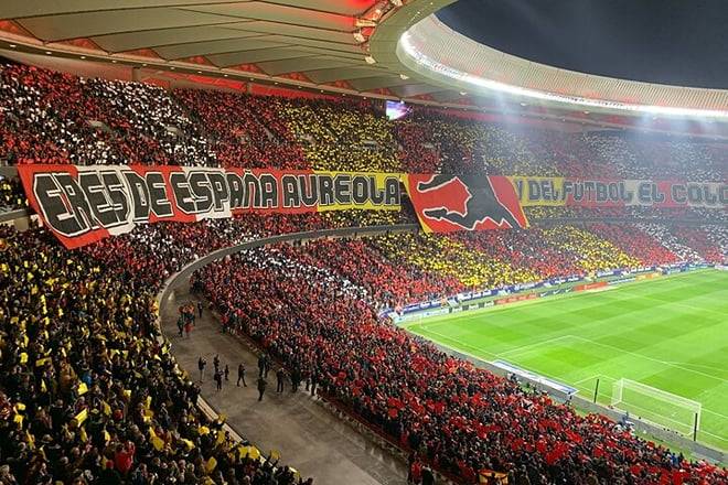 Join an Atletico Madrid game experience with local