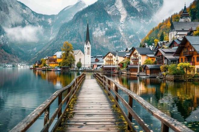  Private tour Hallstatt City, Skywalk, and Salt Mine from Munich