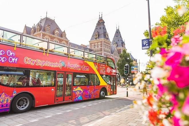 Amsterdam City Tour by Bus with Canal Cruise