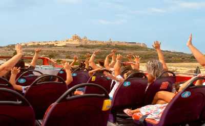 48-Hour Pass Hop-On Hop-Off Bus Malta & Harbour Cruise