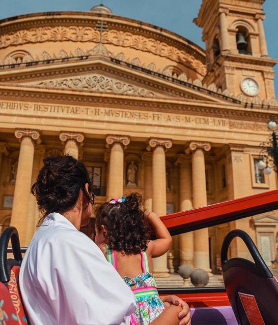 48-Hour Pass Hop-On Hop-Off Bus Malta & Harbour Cruise